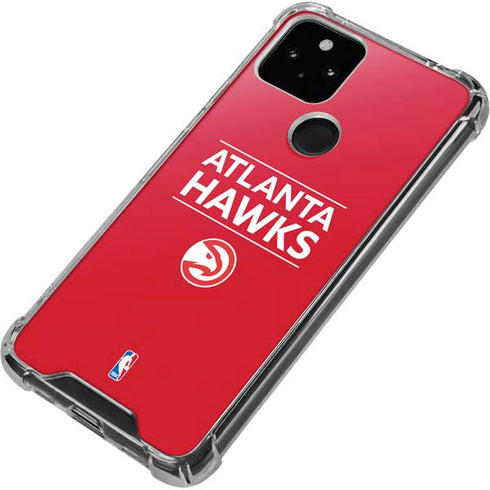 NBA Atlanta Hawks Standard - Red Google Pixel 5 Clear Case